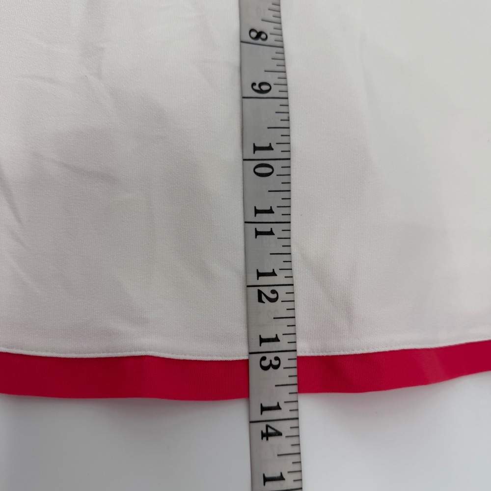 Nike Skort Women's size Small White Pink trim Dri-FIT Tennis Golf Athletic Skirt - Picture 9 of 9